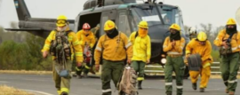 Bomberos Combatieron Incendios Forestales en Islas del Paraná