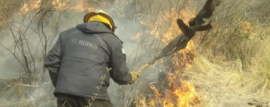 Bomberos combaten Incendios Forestales en Catamarca