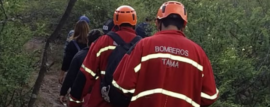 Bomberos Voluntarios rescatan 4 personas extraviadas en sierras de La Rioja