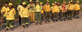 Incendios forestales: recambio de dotaciones de las regiones para continuar el combate del fuego en Salta